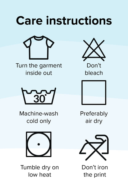 Garment care instructions