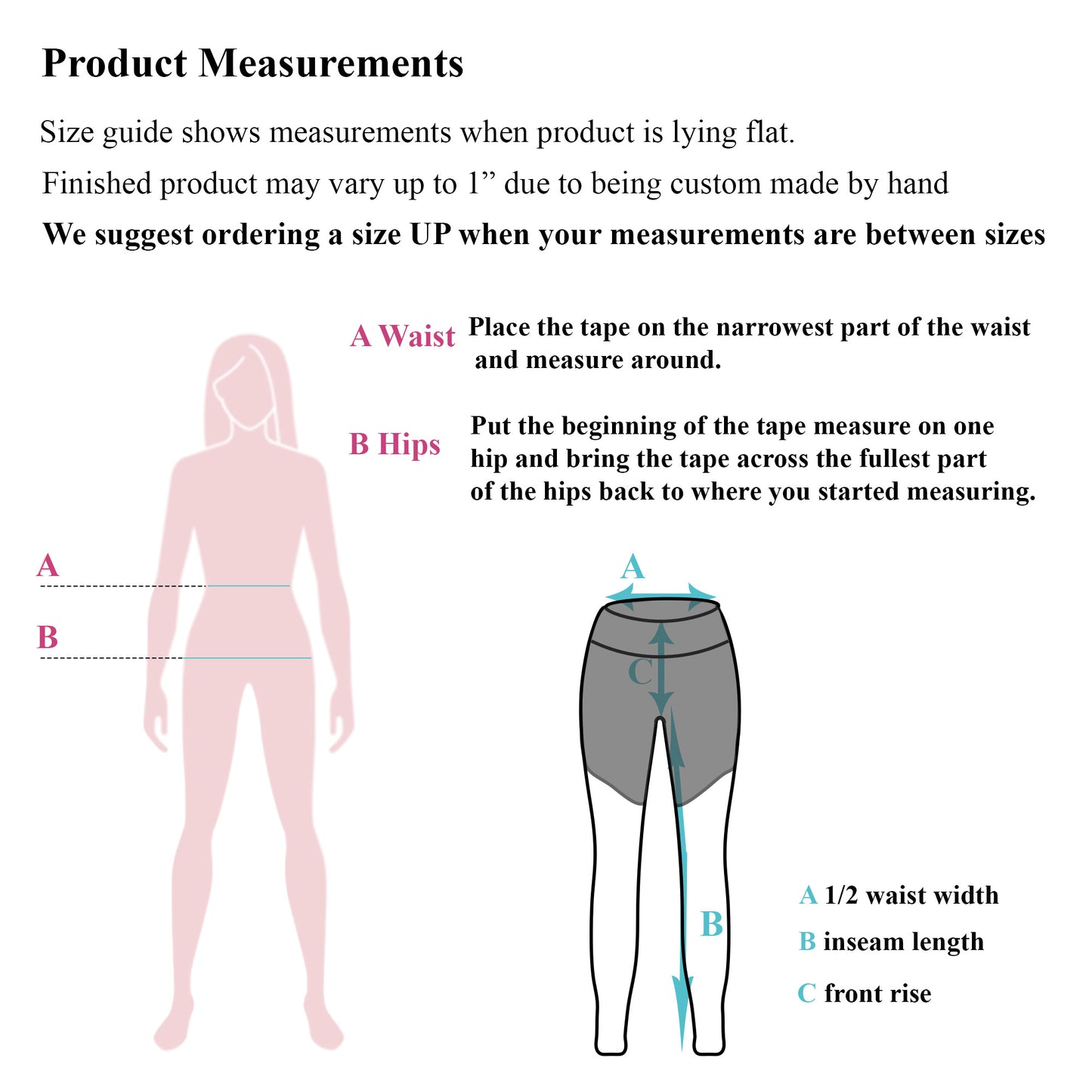 sports leggings size guide