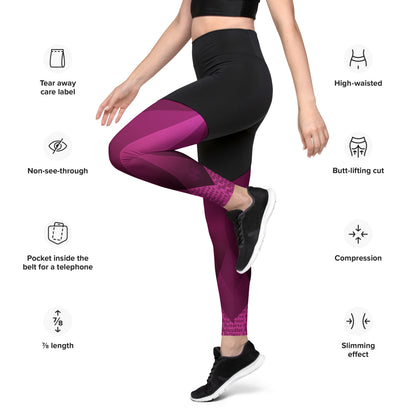 "Believe in Better" Sports Leggings